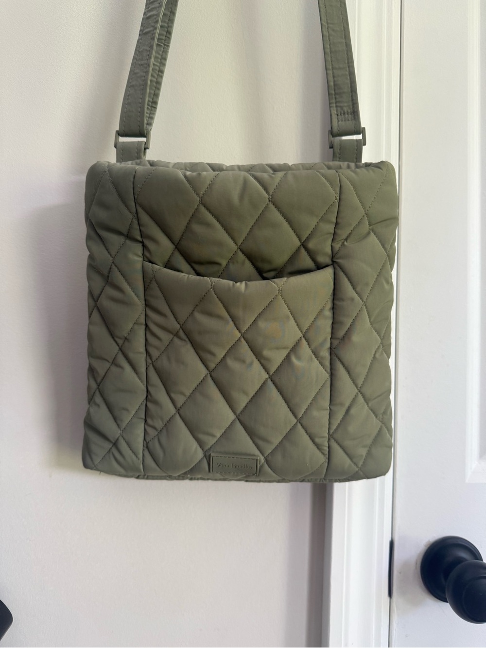 Vera Bradley Quilted Crossbody in Olive Green